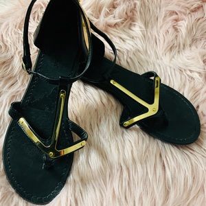 ZiGi gold sandals